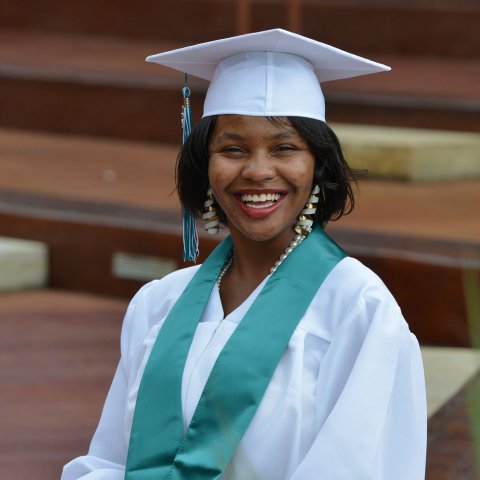 Despite working three jobs and facing many other obstacles, Marlene Burton, 22, will be graduating from The Hill House Passport Academy Charter School today