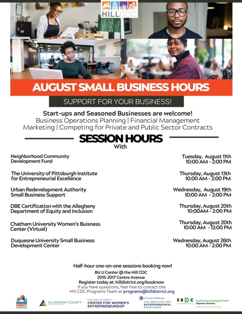 August Small Business Hours